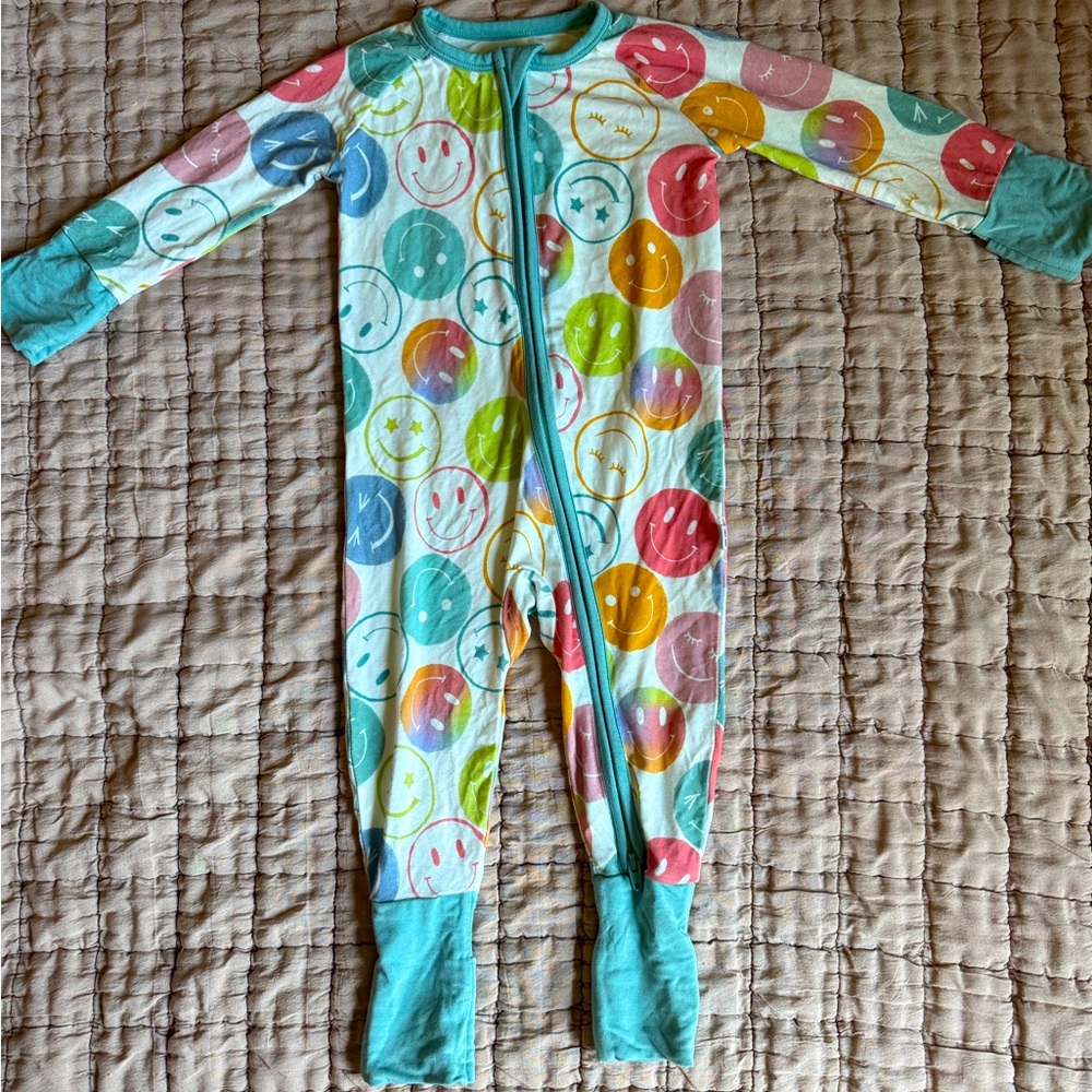 Positive Vibes Little Sleepies Zippy 3-6 m